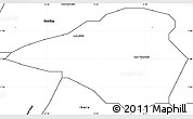 Blank Simple Map of Ado-Ekiti