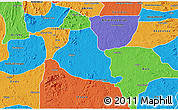 Political 3D Map of Akure