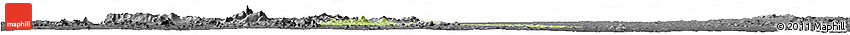 Physical Horizon Map of Akure, darken, desaturated