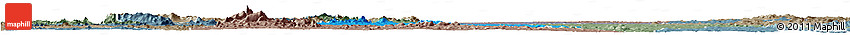 Political Horizon Map of Akure, semi-desaturated