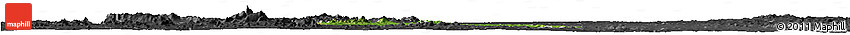 Satellite Horizon Map of Akure, darken, desaturated