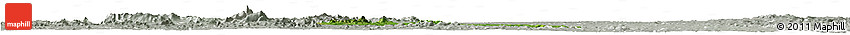 Satellite Horizon Map of Akure, lighten, semi-desaturated