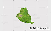 Satellite Map of Akure, cropped outside