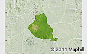 Satellite Map of Akure, lighten