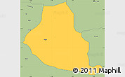 Savanna Style Simple Map of Akure