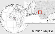 Blank Location Map of Emure/Ise/Orun, highlighted country