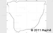 Blank Simple Map of Emure/Ise/Orun, cropped outside