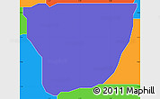 Political Simple Map of Emure/Ise/Orun