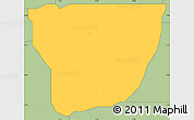 Savanna Style Simple Map of Emure/Ise/Orun