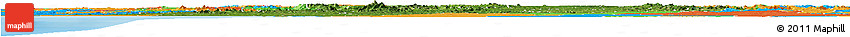 Satellite Horizon Map of Ondo, political outside