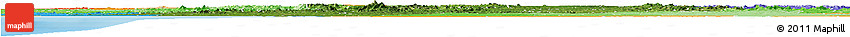 Satellite Horizon Map of Ondo, political shades outside