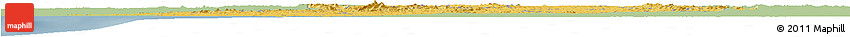 Savanna Style Horizon Map of Ondo, single color outside