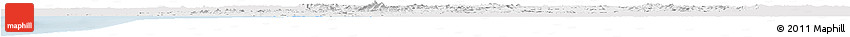 Silver Style Horizon Map of Ondo, single color outside