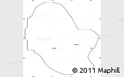 Blank Simple Map of Ikale, cropped outside