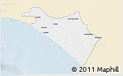 Classic Style 3D Map of IlajeEseodo, single color outside
