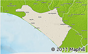 Shaded Relief 3D Map of IlajeEseodo, physical outside
