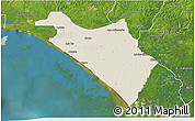 Shaded Relief 3D Map of IlajeEseodo, satellite outside