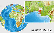 Physical Location Map of IlajeEseodo, highlighted parent region