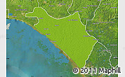 Physical Map of IlajeEseodo, satellite outside