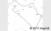 Blank Simple Map of IlajeEseodo, cropped outside