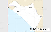 Classic Style Simple Map of IlajeEseodo, single color outside