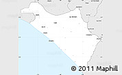 Silver Style Simple Map of IlajeEseodo