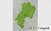 Satellite Map of Ondo, lighten, semi-desaturated