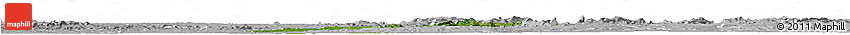 Satellite Horizon Map of Ose, lighten, desaturated