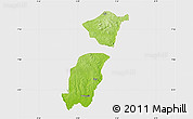 Physical Map of Ose, single color outside