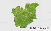 Satellite 3D Map of Osun, cropped outside