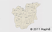 Shaded Relief 3D Map of Osun, cropped outside