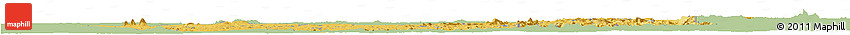 Savanna Style Horizon Map of Osun, single color outside