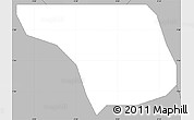 Gray Simple Map of Ilesa