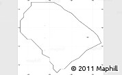 Blank Simple Map of Iwo, cropped outside