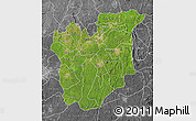 Satellite Map of Osun, desaturated