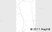 Blank Simple Map of Oriade, no labels