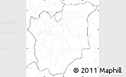 Blank Simple Map of Osun, no labels