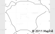 Blank Simple Map of Akinyele, no labels