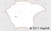 Classic Style Simple Map of Akinyele, cropped outside