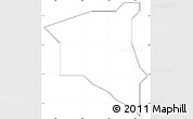 Blank Simple Map of Egbeda, cropped outside