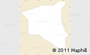 Classic Style Simple Map of Egbeda, single color outside