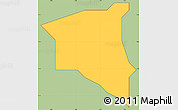 Savanna Style Simple Map of Egbeda, cropped outside