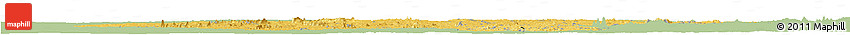 Savanna Style Horizon Map of Oyo, single color outside Savanna Style Horizon Map of Oyo, single color outside