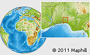 Physical Location Map of IbadanNorth