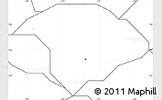 Blank Simple Map of IbadanNorth, no labels