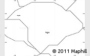 Blank Simple Map of IbadanNorth