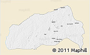 Classic Style 3D Map of Ifedapo, single color outside