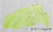 Physical 3D Map of Ifedapo, lighten, desaturated