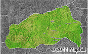Satellite 3D Map of Ifedapo, desaturated