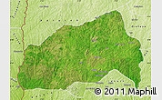 Satellite Map of Ifedapo, physical outside